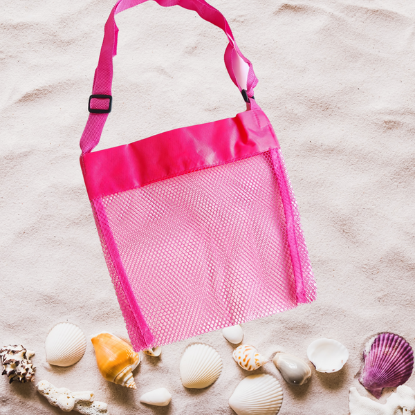 Personalised beach treasure bag