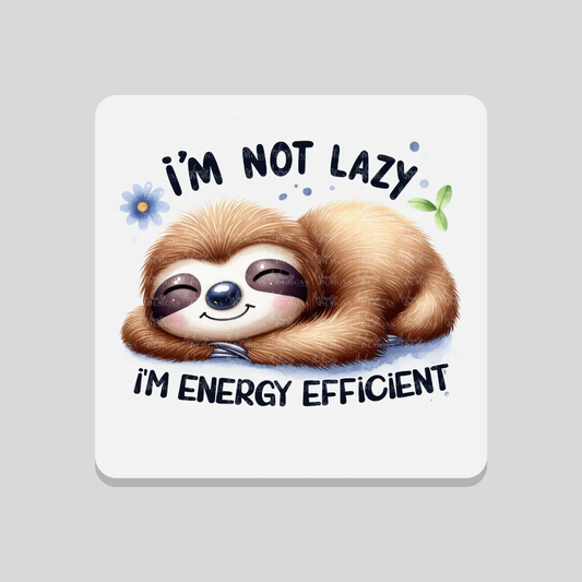 Energy Efficient Sloth Coaster