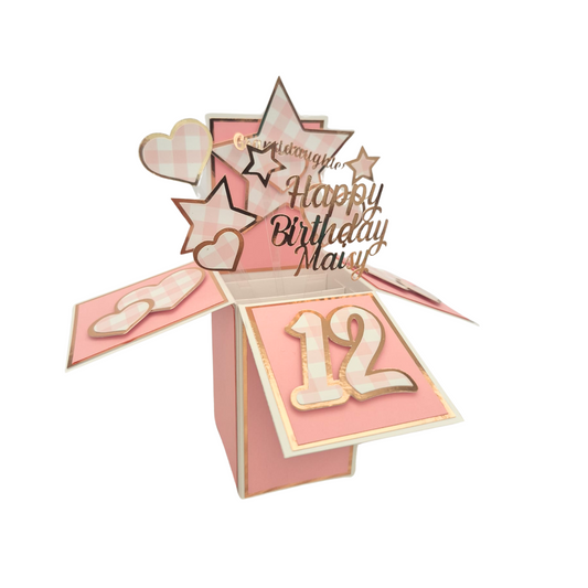 Personalised Granddaughter Pop Up Card