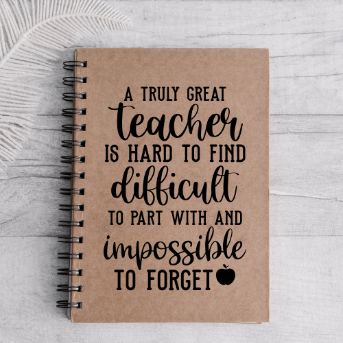 Teacher Gift Notebook