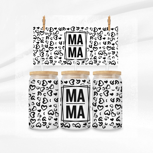 Mama Libbey Glass Can