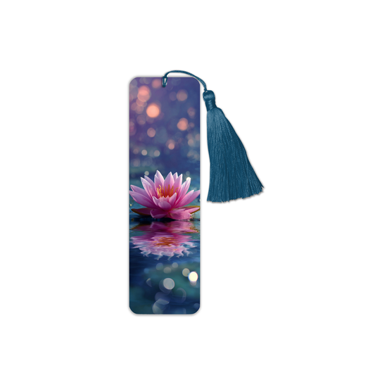 Night Lotus Flower 1 Bookmark