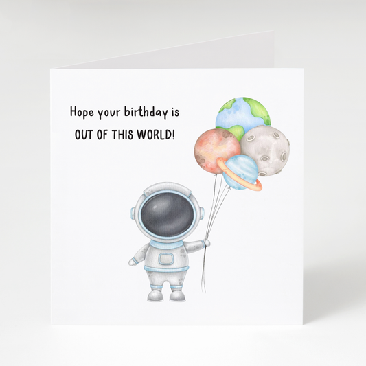 Out of this World Birthday Card