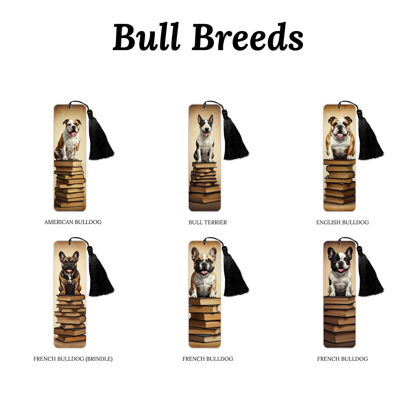 Vintage Dog (Bull Breeds) Bookmark