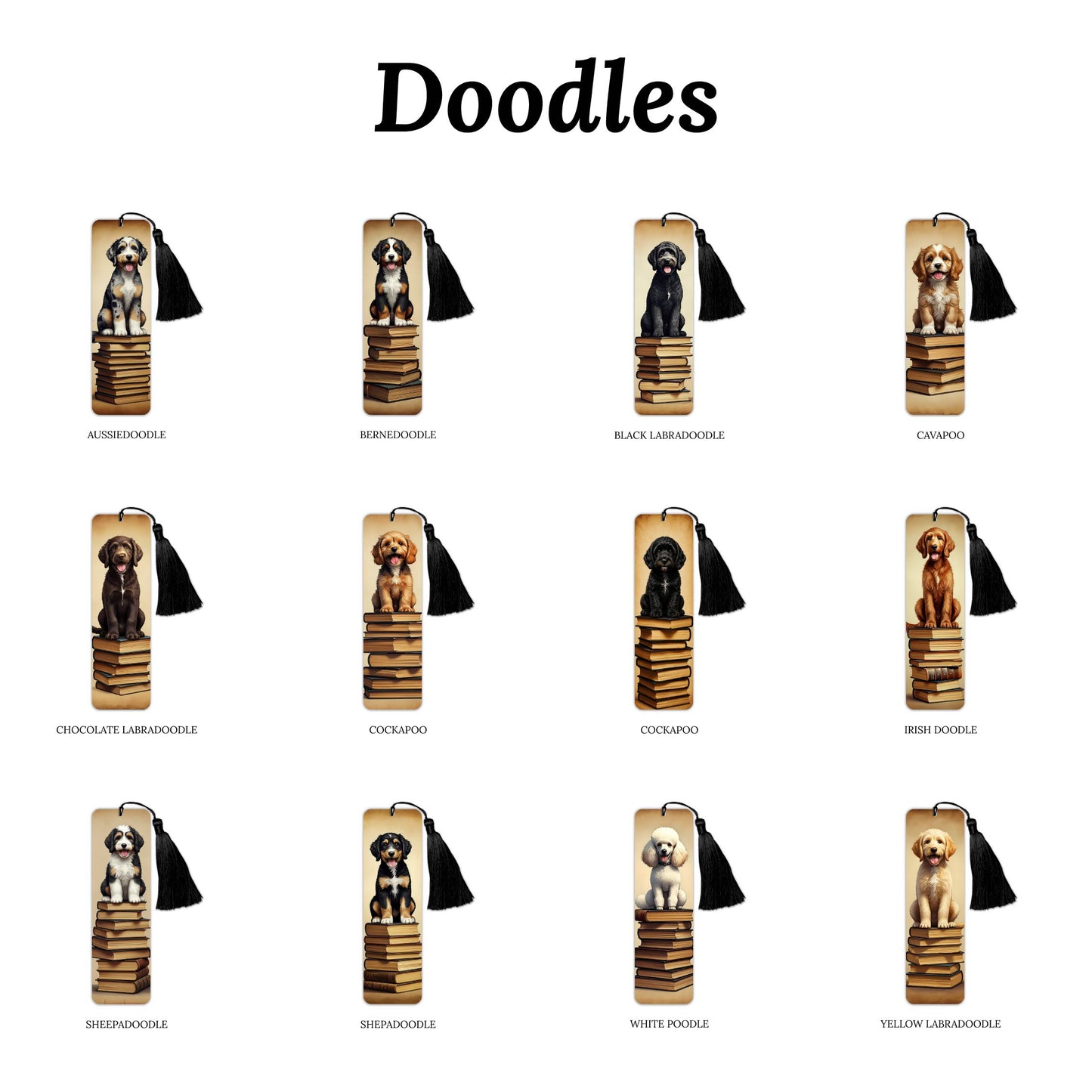 Vintage Dog (Doodle Breeds) Bookmark