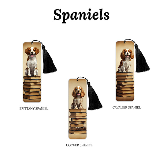 Vintage Dog (Spaniels) Bookmark