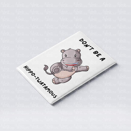 Funny Hippo Magnet (18+)