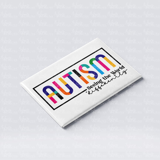 'Seeing the World Differently' Autism Fridge Magnet