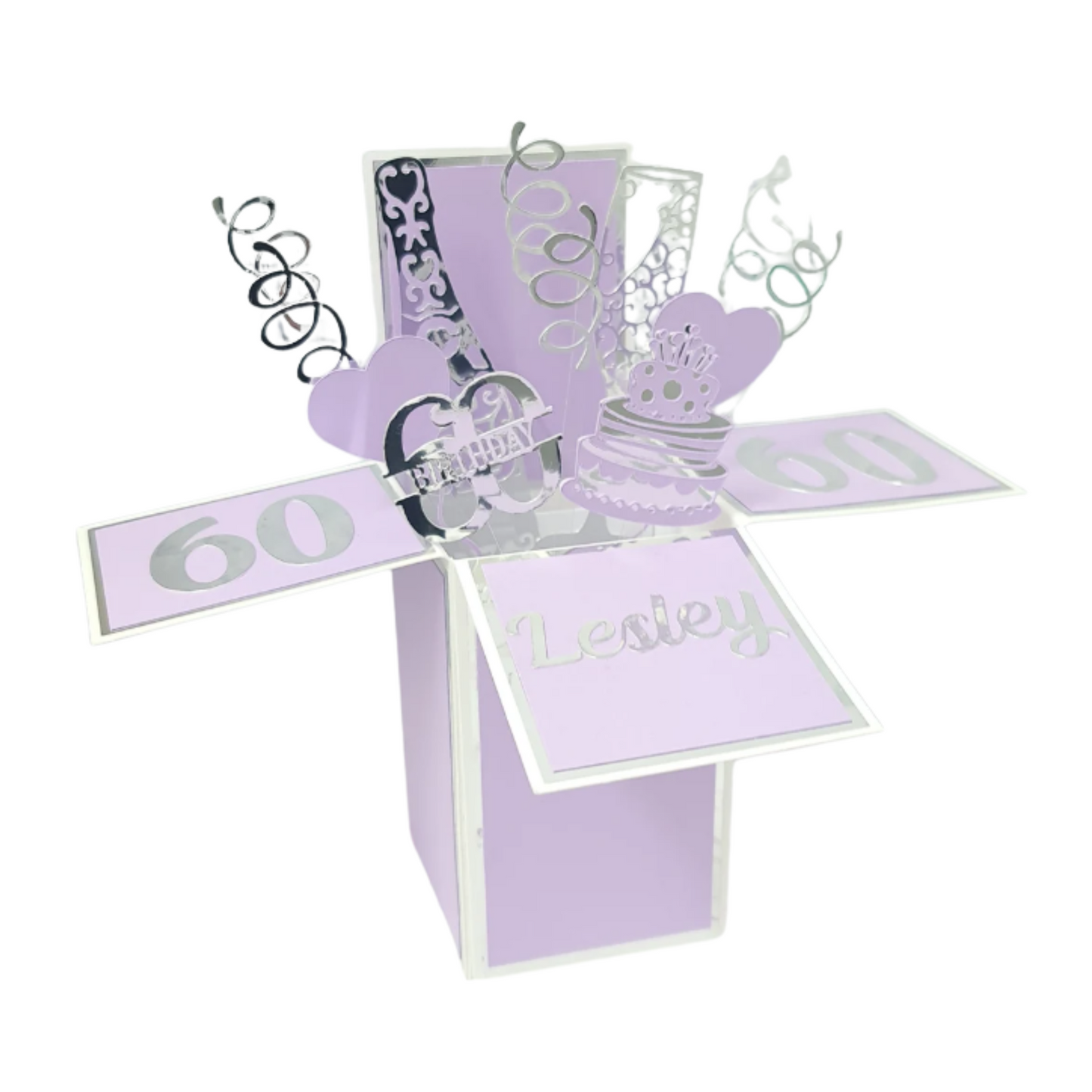 Personalised 60th Birthday Pop Up Card