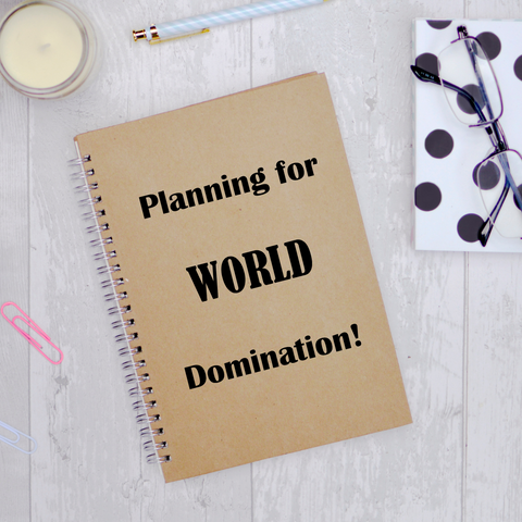 A5 World Domination Notebook Bullet Journal