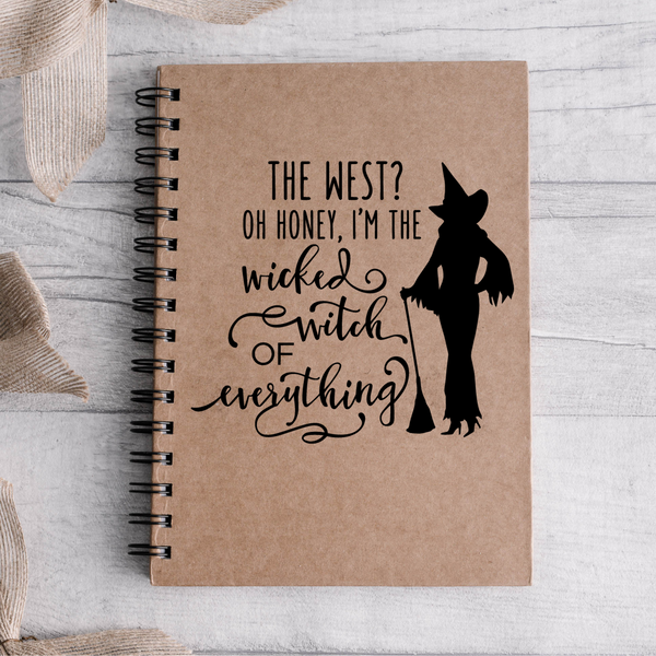 A5 Wicked West Witch Notebook Bullet Journal