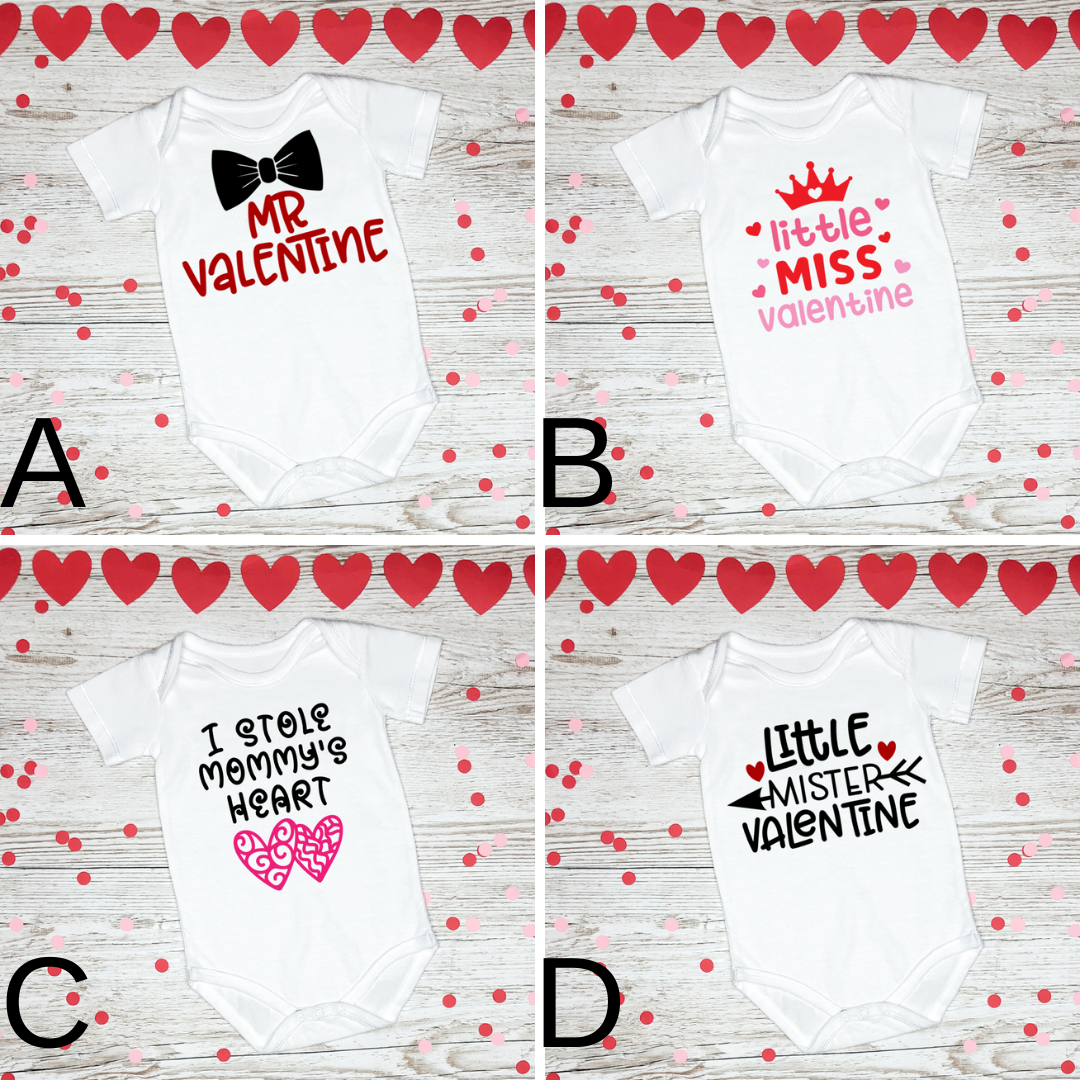 Valentine's Baby Gift Vest or T-shirt