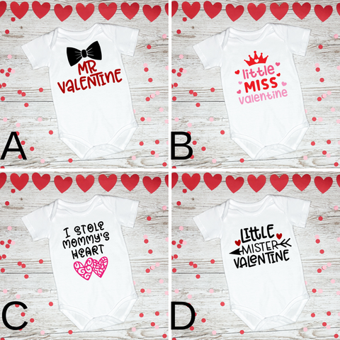 Valentine's Baby Gift Vest or T-shirt