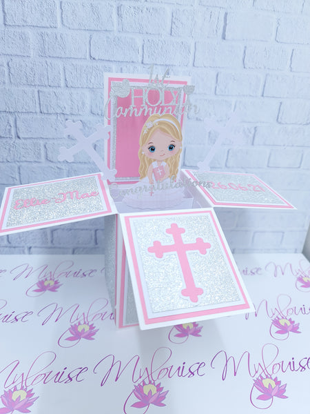 Personalised Christening / Holy Communion Card