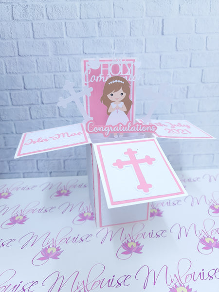 Personalised Christening / Holy Communion Card