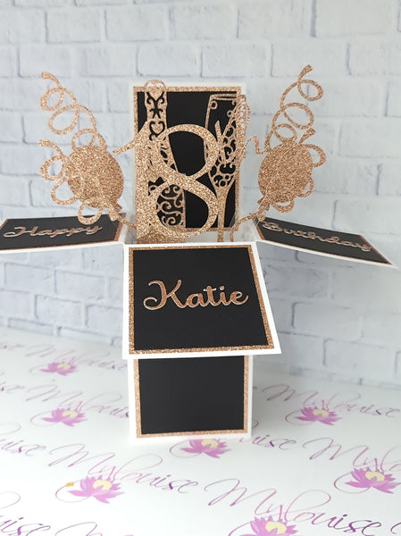 Personalised 18th Birthday Pop Up Card