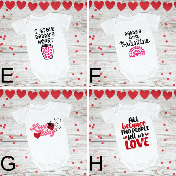 Valentine's Baby Gift Vest or T-shirt