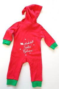 Personalised Christmas Baby Romper