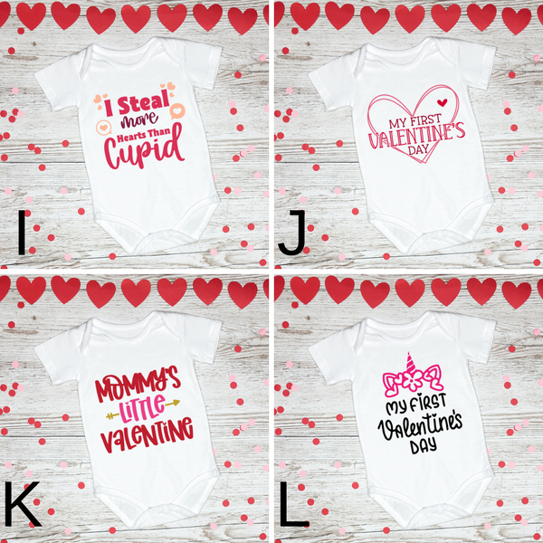 Valentine's Baby Gift Vest or T-shirt