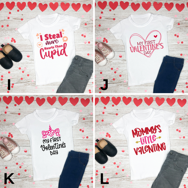 Valentine's Baby Gift Vest or T-shirt