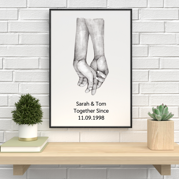 Personalised Couples Anniversary Print