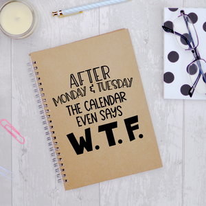 A5 WTF Notebook Bullet Journal Diary