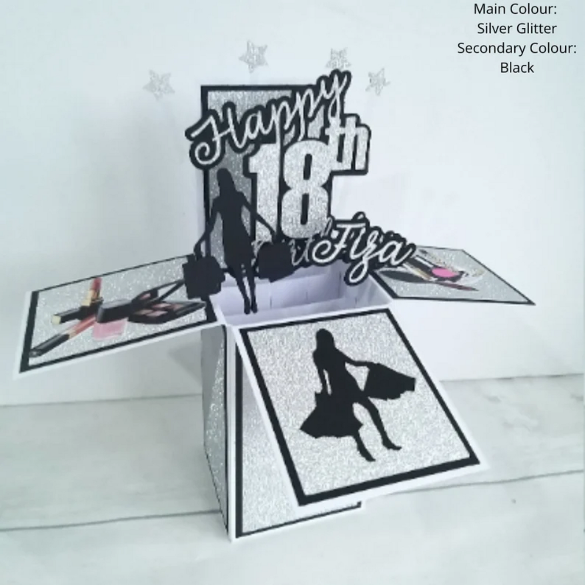 Personalised 18th Birthday Pop Up Card