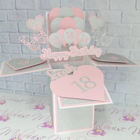 Personalised 18th Birthday Pop Up Card