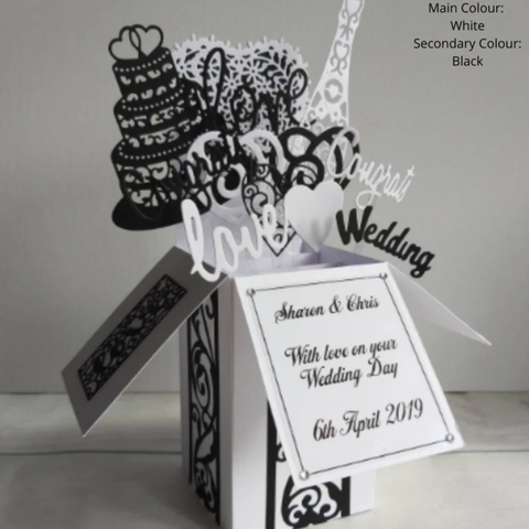 Personalised Wedding Pop Up Card