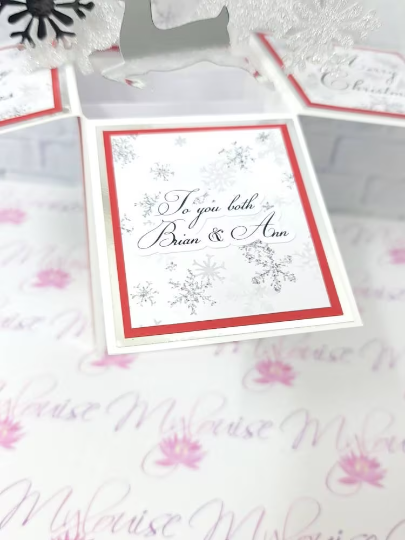 Personalised Christmas Pop Up Card