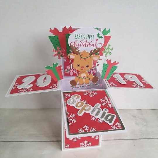 Personalised Christmas Pop Up Card