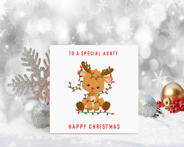 Custom Reindeer Christmas Cards