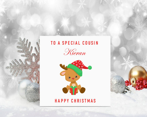 Custom Reindeer Christmas Cards