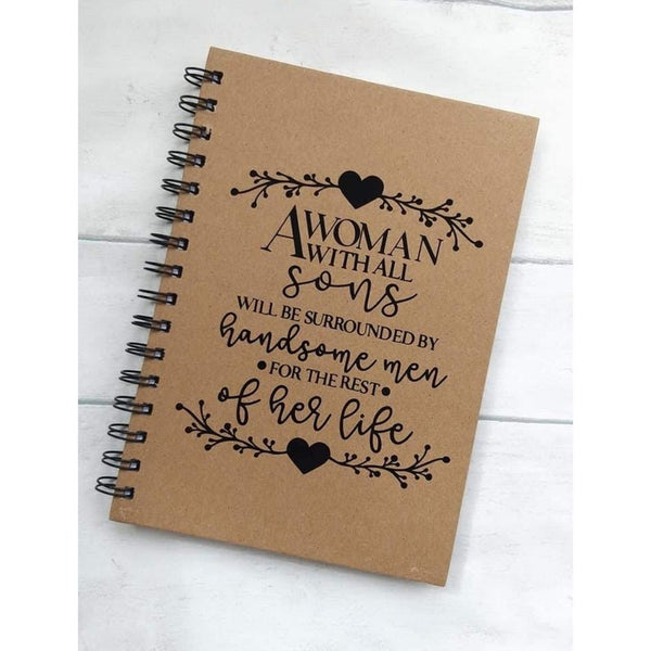 A5 Mum Mother Son Notebook Bullet Journal