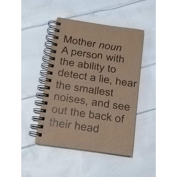 A5 Funny Mum Mother Notebook Bullet Journal