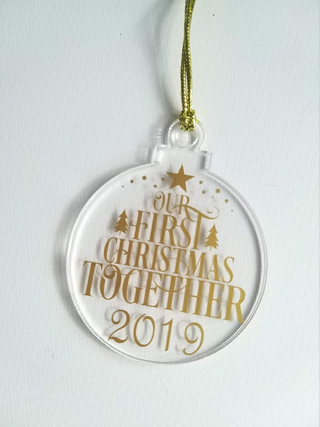 Custom Our 1st Christmas Tree Ornament