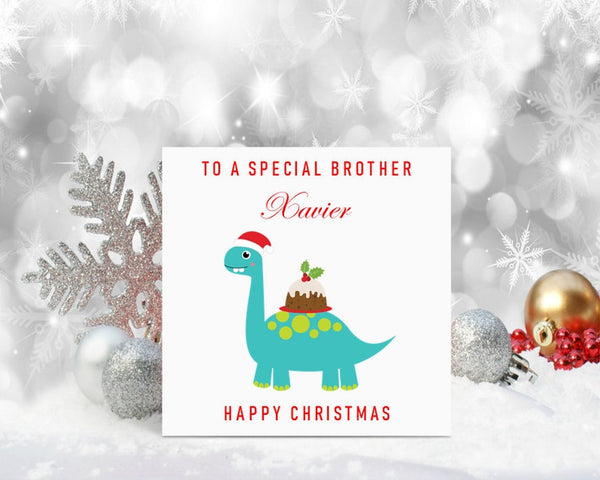 Custom Dinosaur Christmas Cards