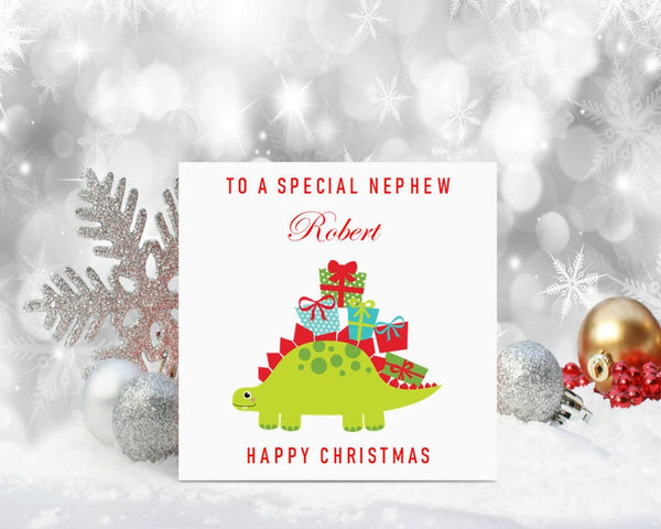 Custom Dinosaur Christmas Cards