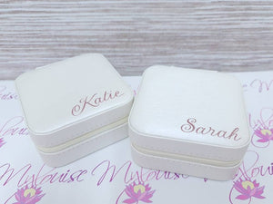 Personalised Travel Jewellery Box