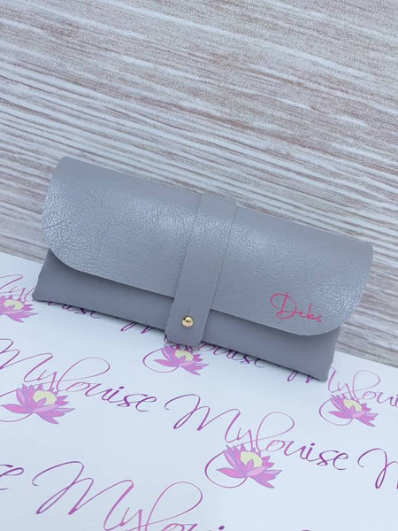 Personalised Leather Glasses Case