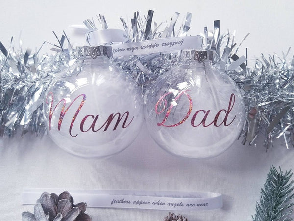 Personalised Memorial Bauble